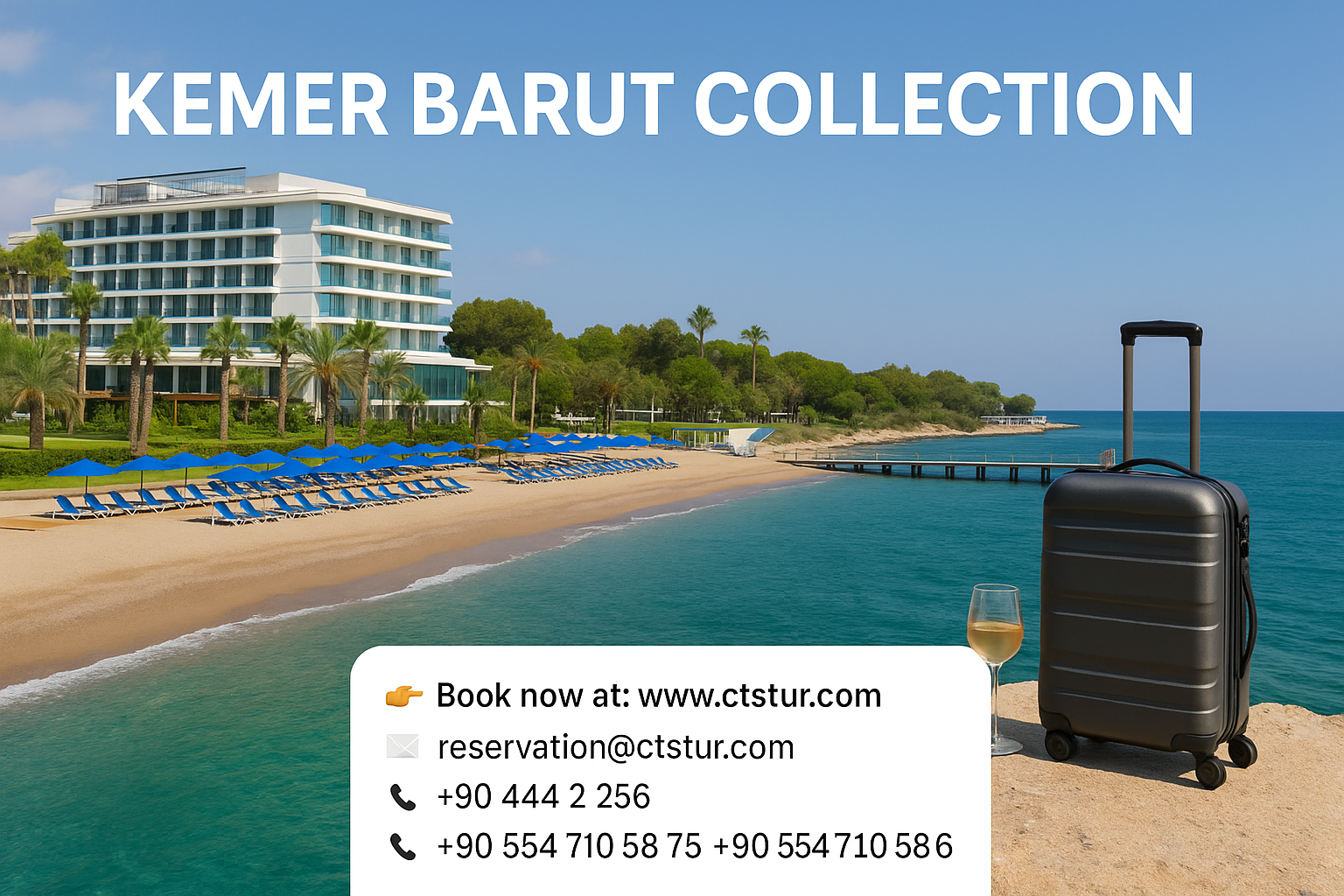 Bodrum, İzmir, Dalaman & Antalya Havalimanı’ndan Kemer Barut Collection’a Ulaşım | Özel & Shuttle Transfer Rehberi