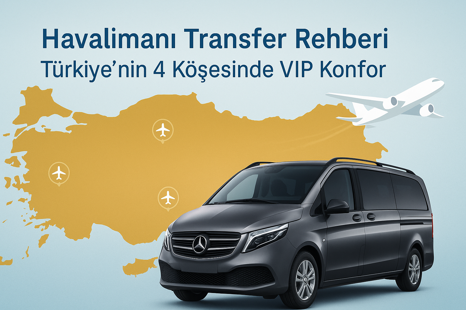  Havalimanı Transfer Rehberi | Türkiye’nin 4 Köşesinde VIP Konfor