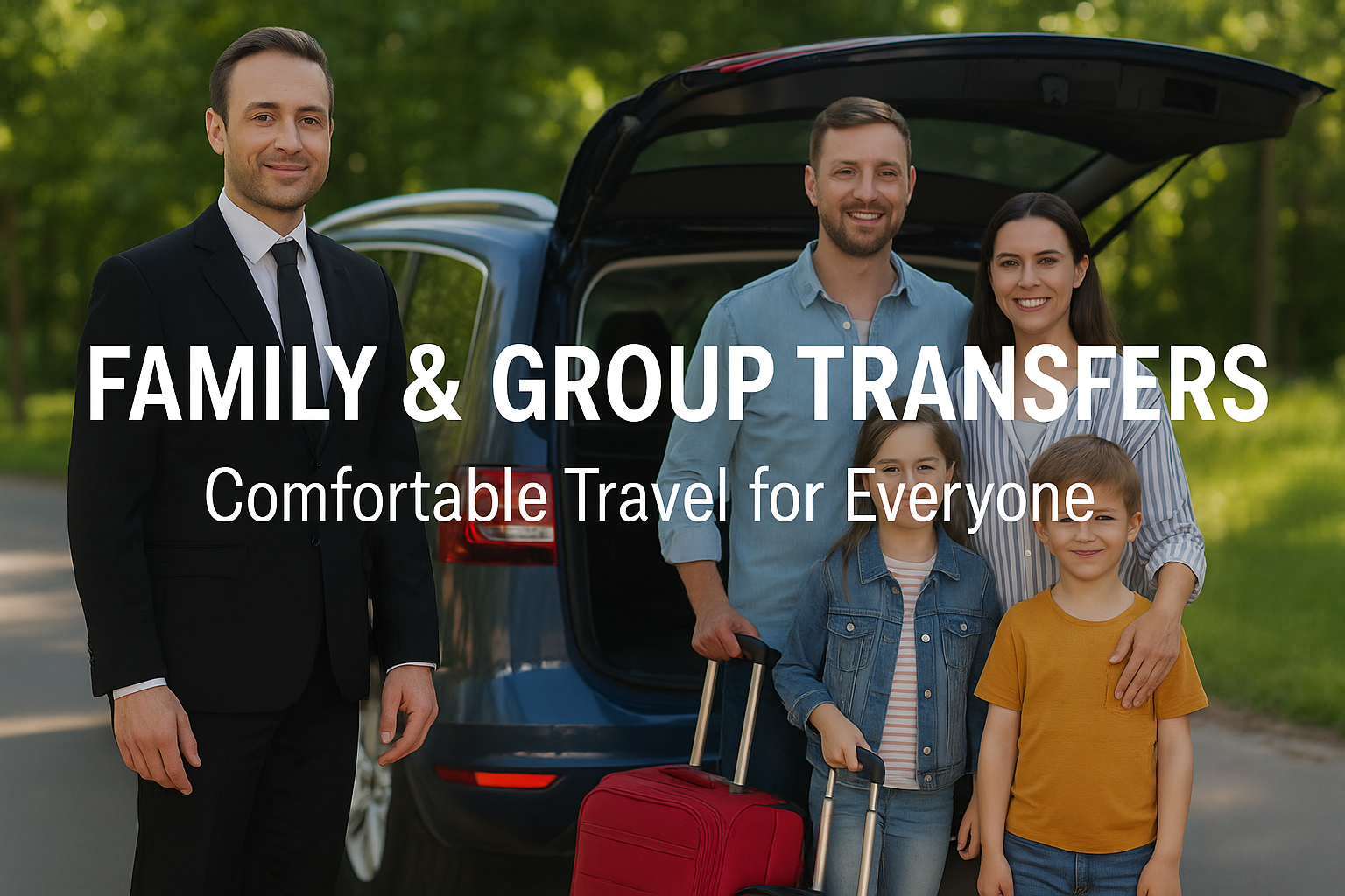 Aile ve Grup Transferleri | Herkes İçin Konforlu Yolculuk