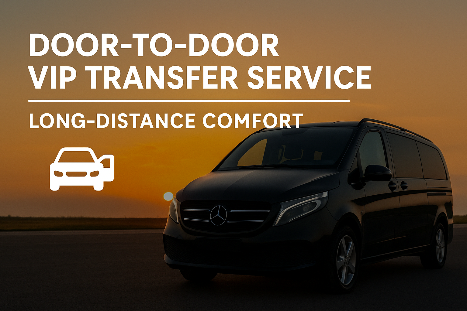  Kapıdan Kapıya VIP Transfer Hizmeti | Uzun Yol Rahatlığı