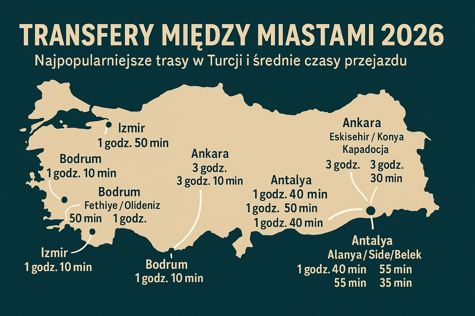 2026 Şehirler Arası Transfer Rehberi: Türkiye’nin En Popüler Rotaları ve Ortalama Yol Süreleri