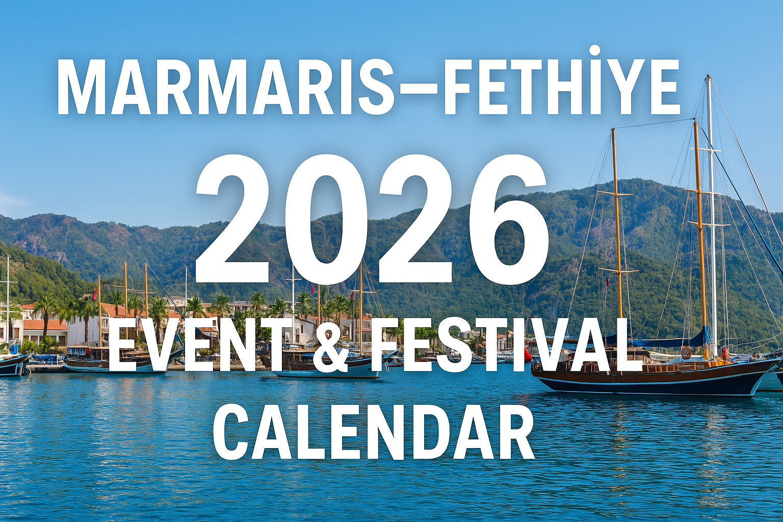 Marmaris 2026 Etkinlik & Festival Takvimi | Konserler, Plaj Partileri, Doğa Sporları & Transfer Rehberi