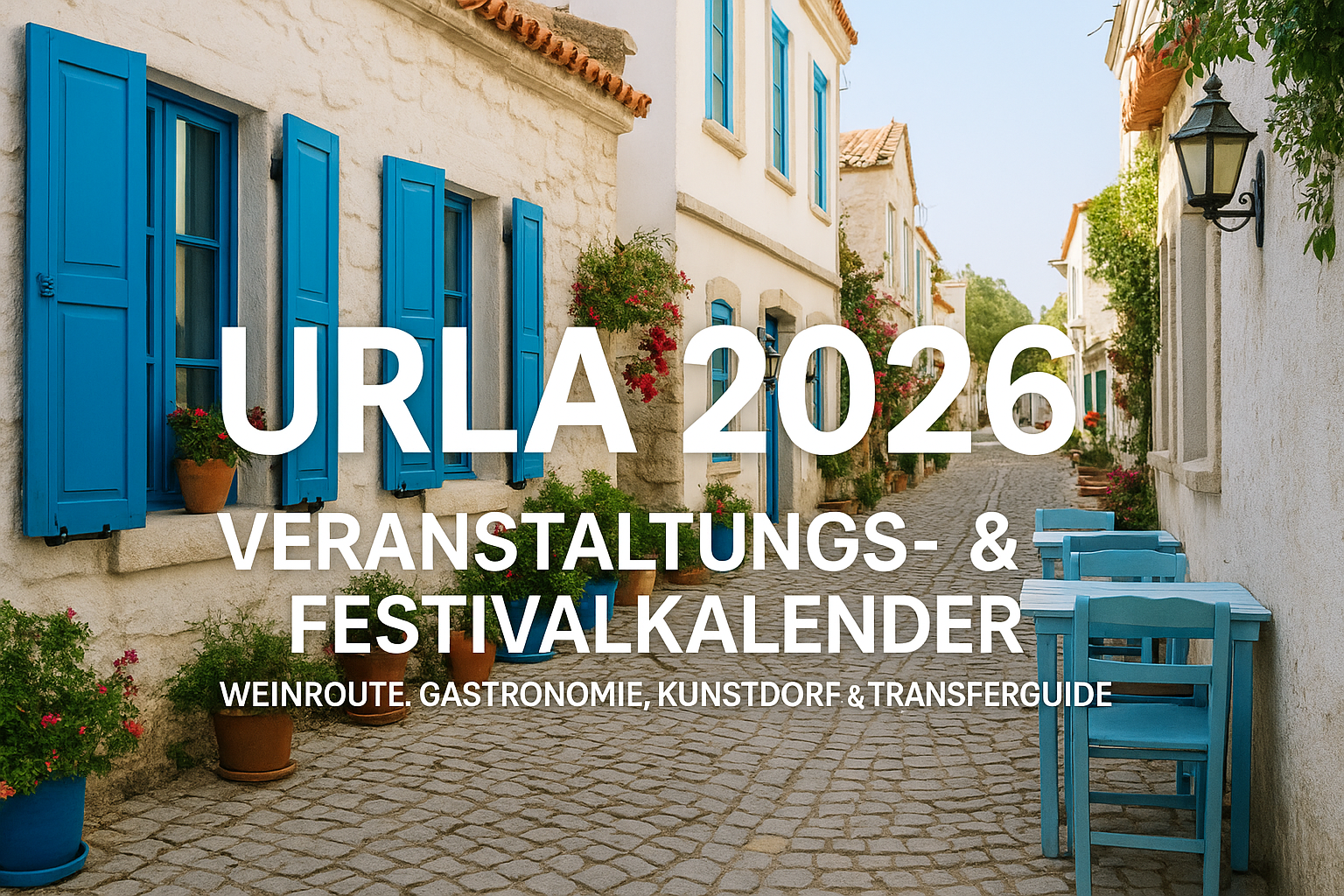 Urla 2026 Etkinlik & Festival Takvimi | Bağ Yolu, Gastronomi, Sanat Köyü & Transfer Rehberi
