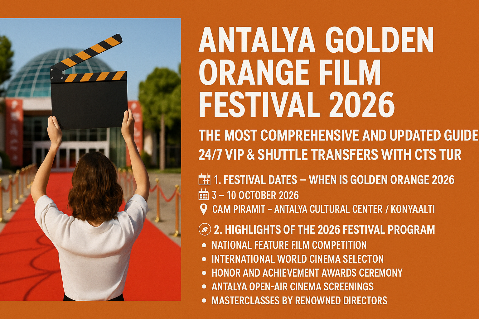 Antalya Golden Orange Film Festival 2026 – The Most Comprehensive and Updated Guide