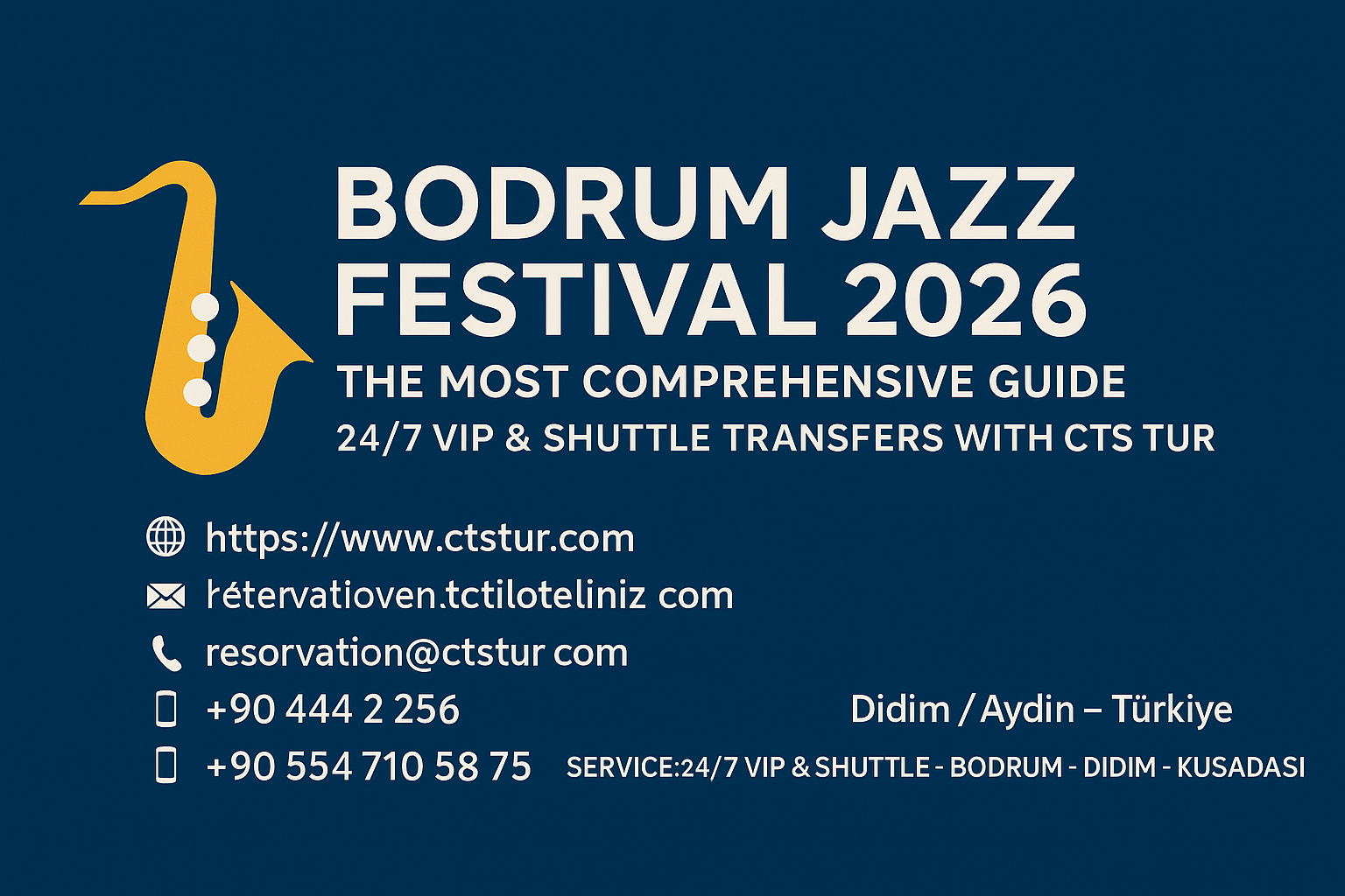 BODRUM JAZZ FESTİVALİ 2026 – EN KAPSAMLI REHBER