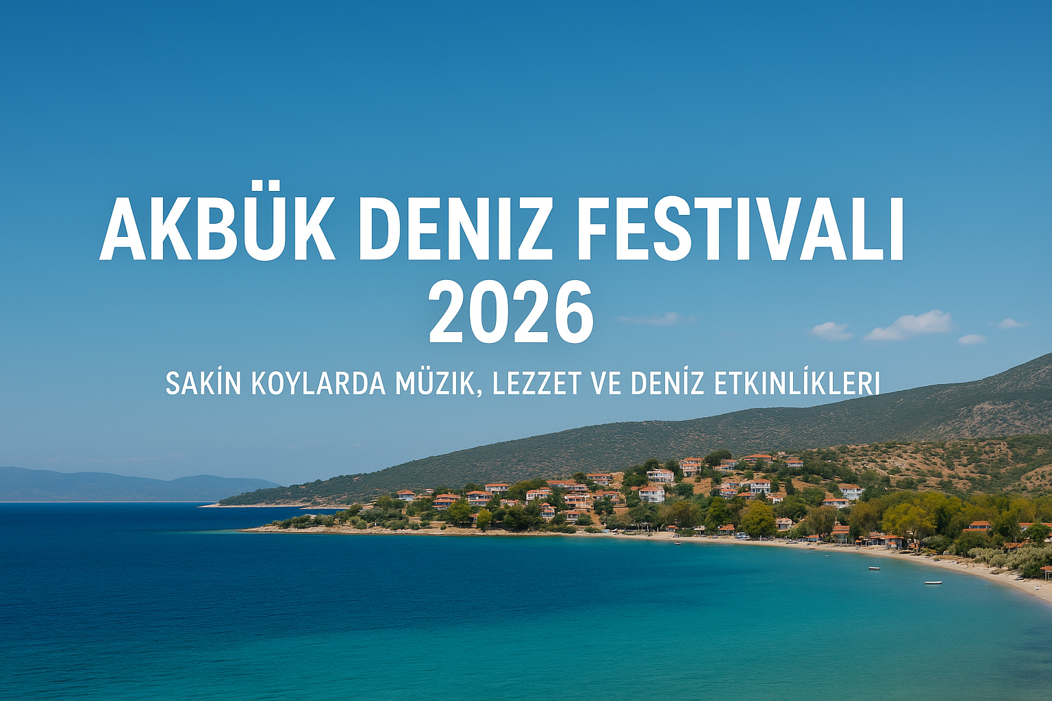Akbük Sea Festival 2026 – Music, Nature, Gastronomy & Seaside Activities in Didim’s Most Peaceful Bay