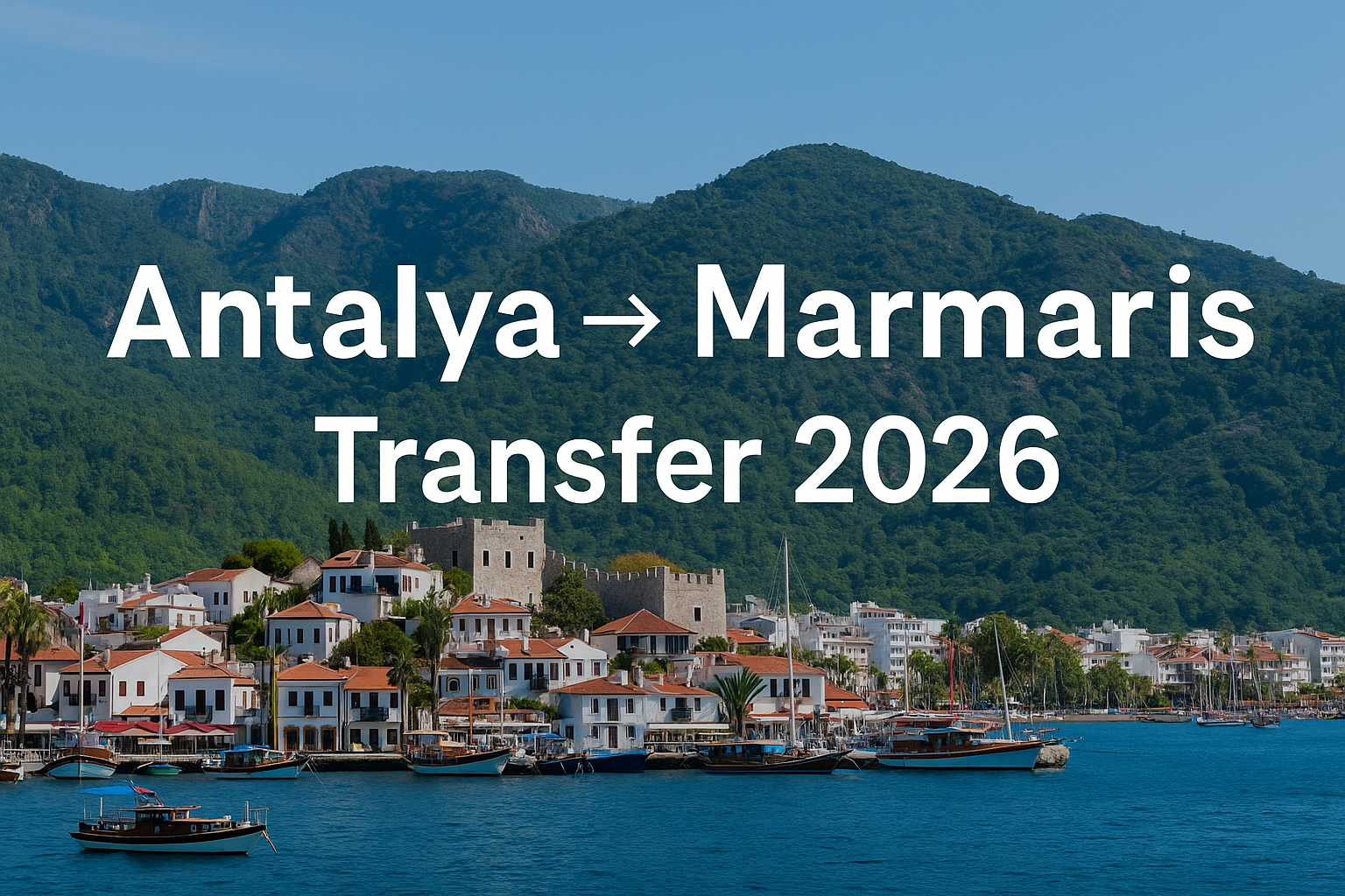 Antalya Havalimanı → Marmaris Transfer 2026