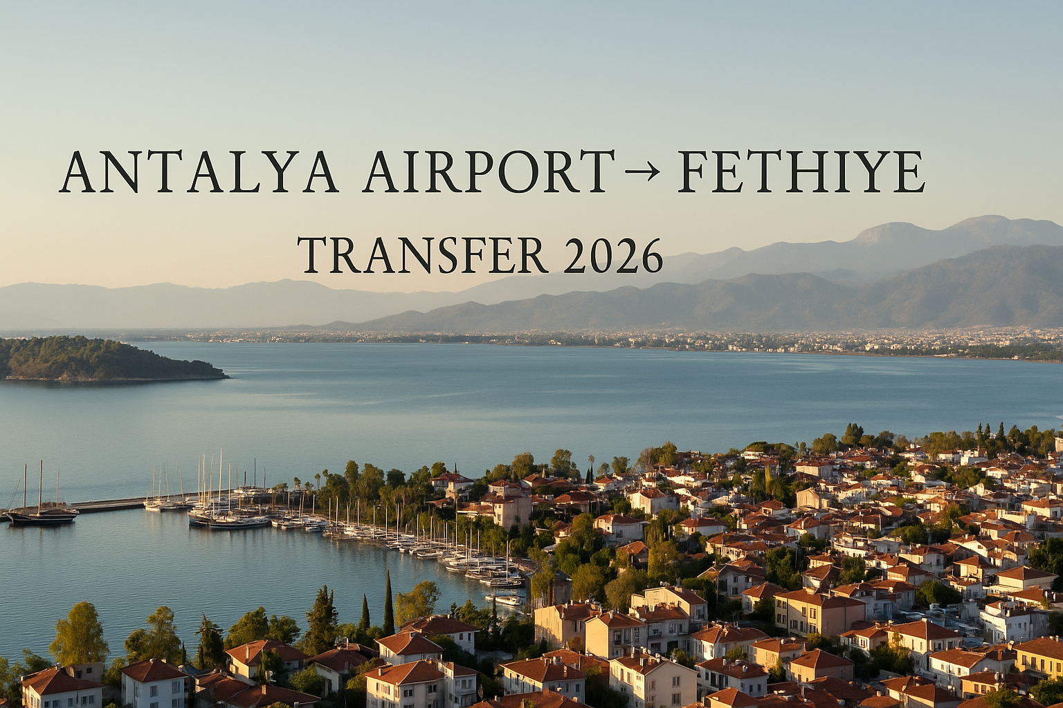 Antalya Havalimanı → Fethiye Transfer 2026