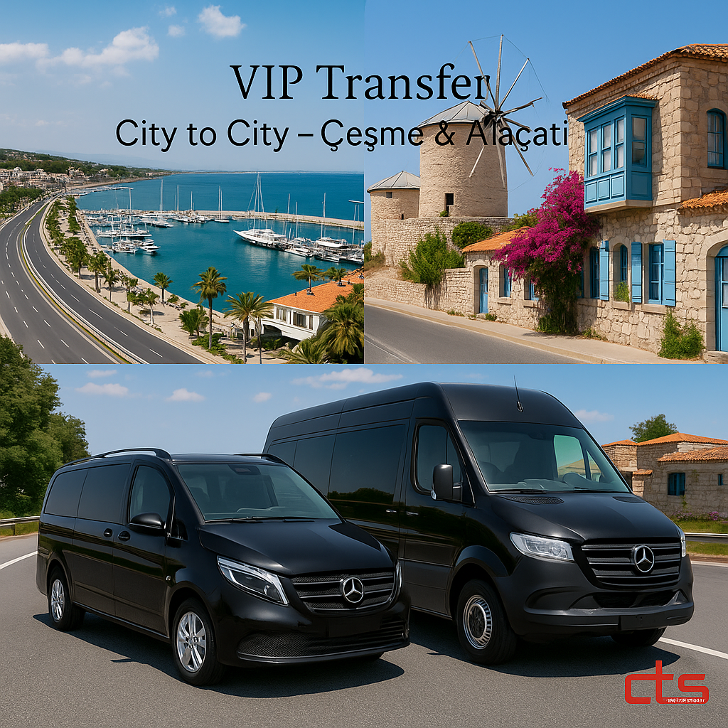 Şehirler Arası Çeşme & Alaçatı VIP Transfer: Konfor ve Şıklık Bir Arada
