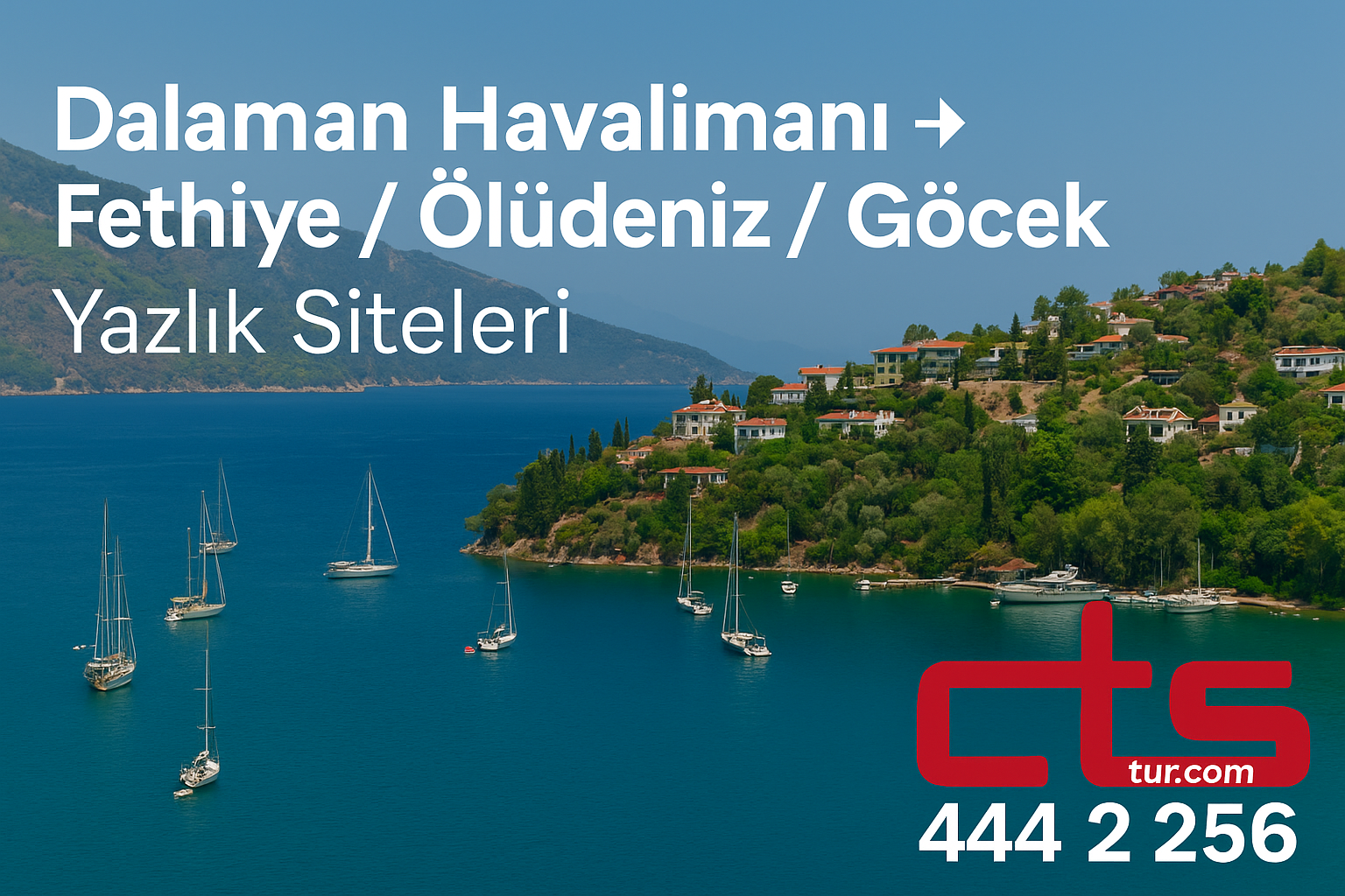 Dalaman Havalimanı → Fethiye / Ölüdeniz / Göcek Yazlık Siteleri