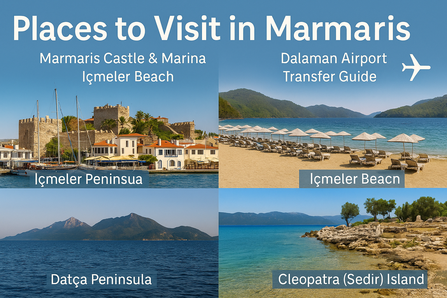 Marmaris’te Gezilecek Yerler Rehberi