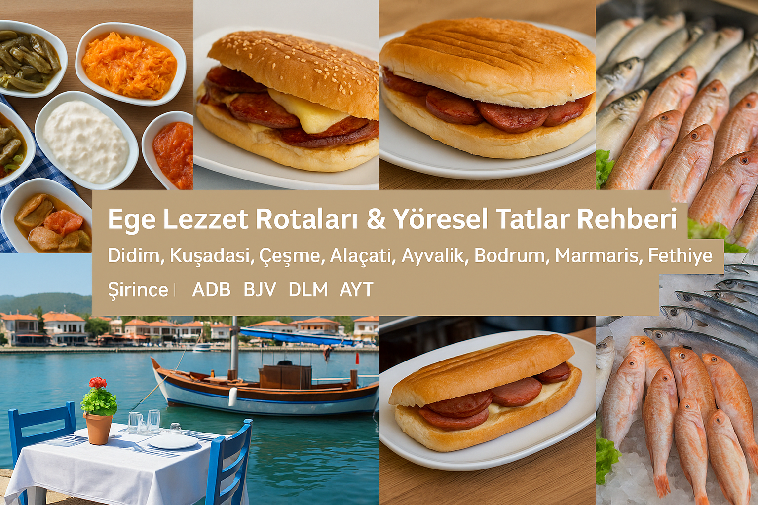 Ege Lezzet Rotaları & Yöresel Tatlar Rehberi
