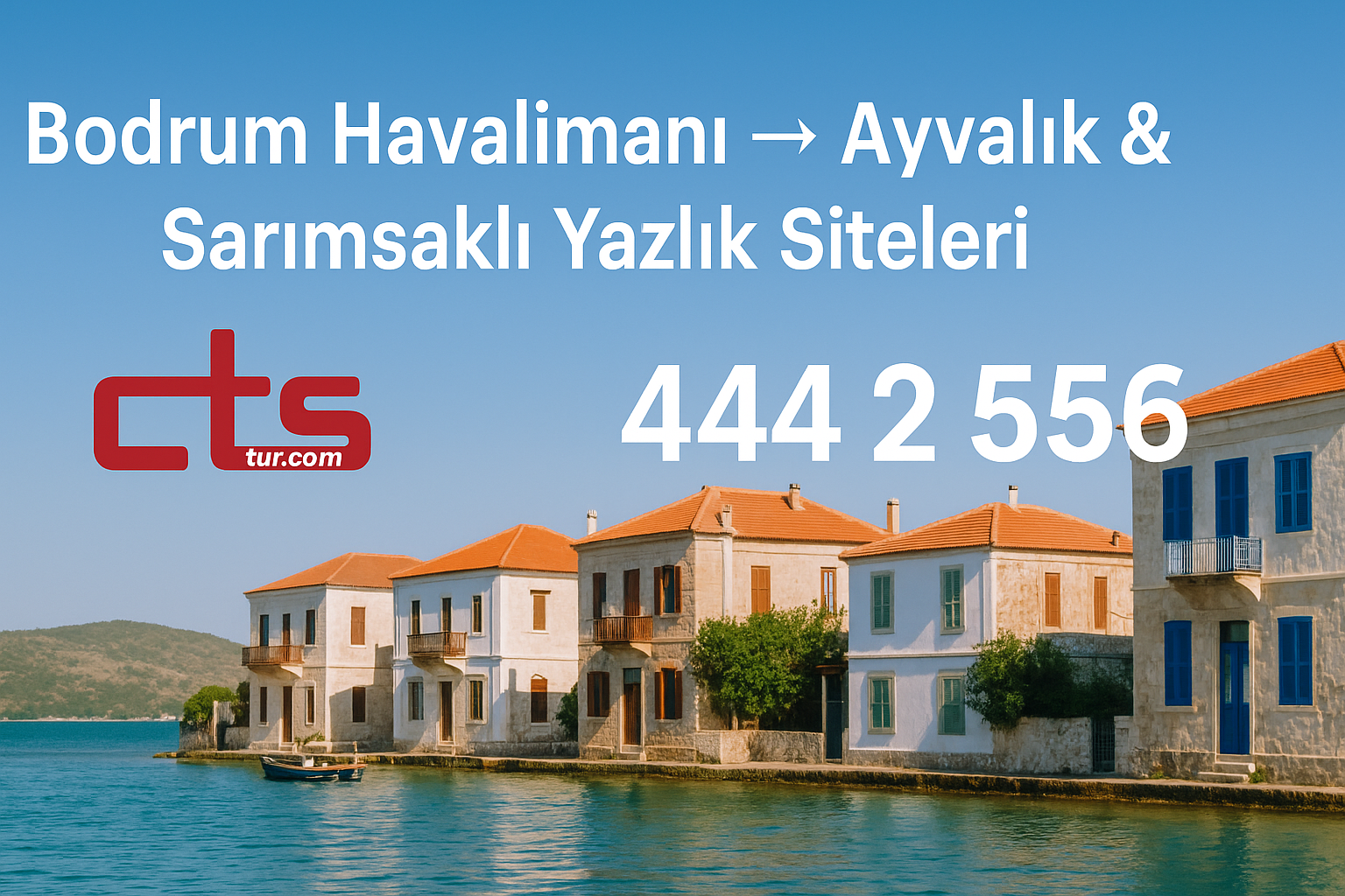Bodrum Havalimanı → Ayvalık & Sarımsaklı Yazlık Siteleri