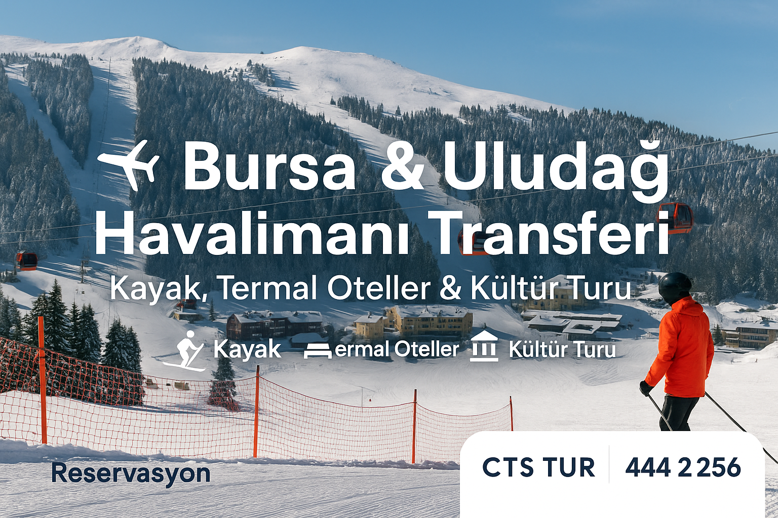 Трансфер в Бурсу & Улудаг | Лыжи, термальные отели и культурный туризм