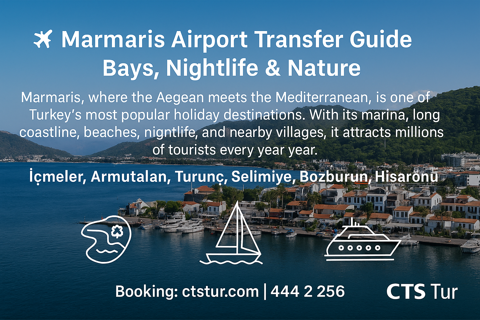 Marmaris Havalimanı Transfer Rehberi | Koylar, Gece Hayatı & Doğa