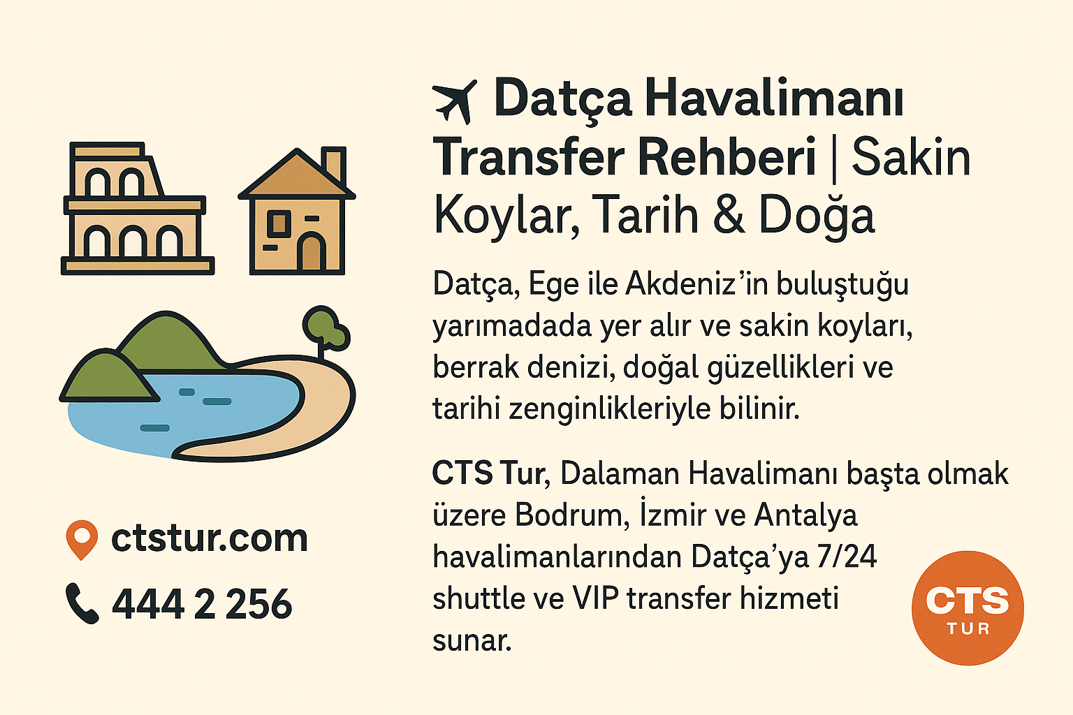 Datça Havalimanı Transfer Rehberi | Sakin Koylar, Tarih & Doğa