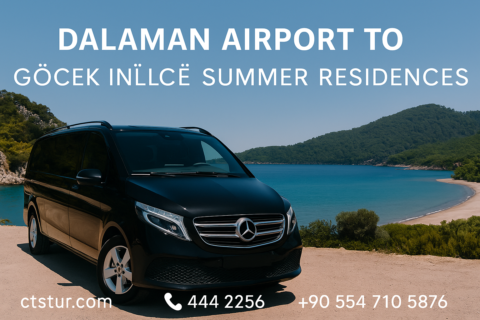 Dalaman Havalimanı’ndan Göcek İnlice & Günlüklü Yazlık Sitelerine Ulaşım | Özel & Shuttle Transfer Rehberi