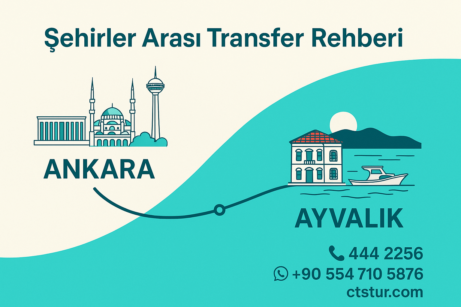 Ankara – Ayvalık Transfer Rehberi | VIP & Shuttle Konforu