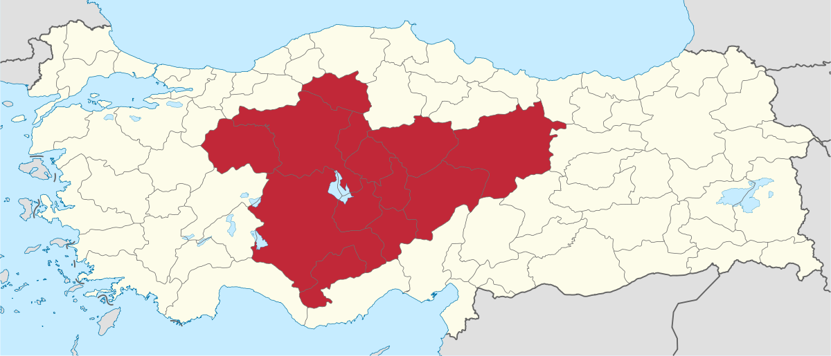 Where Is the Central Anatolia Region Located?