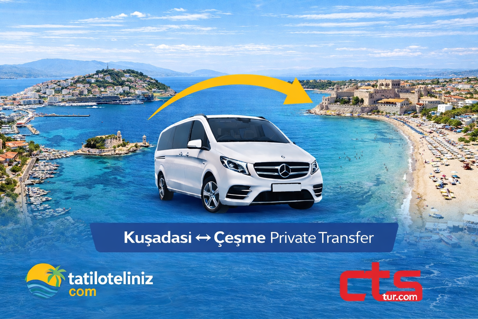  Kuşadası – Çeşme Arası Özel Transfer...