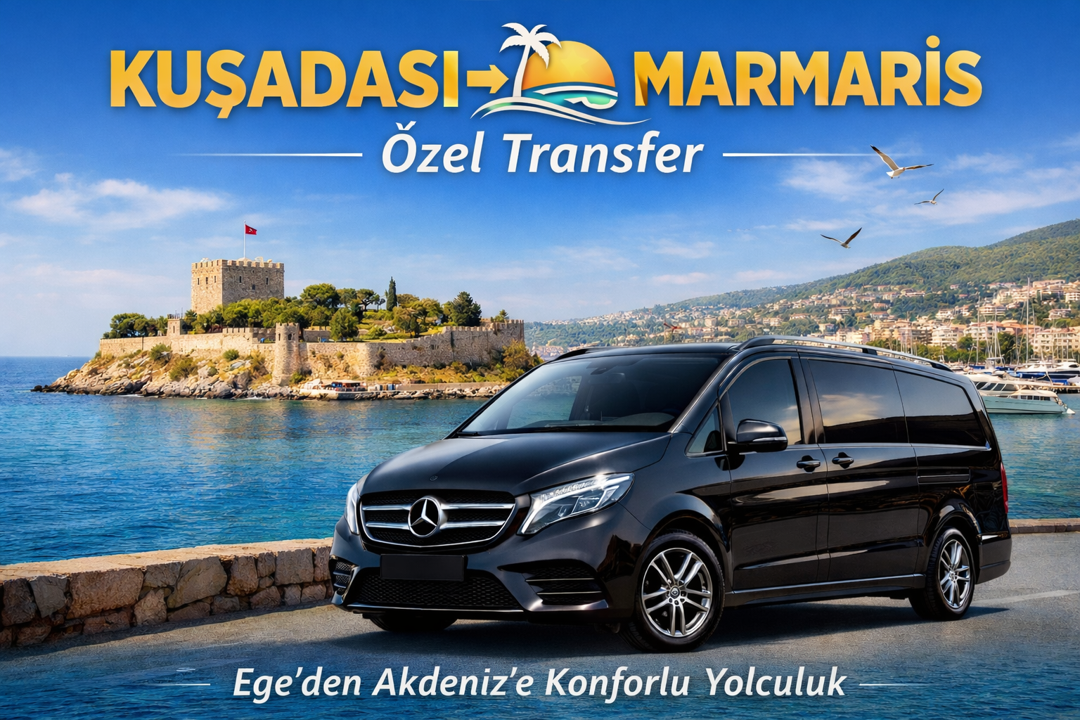 Prywatny transfer Kuşadası – Marmaris 