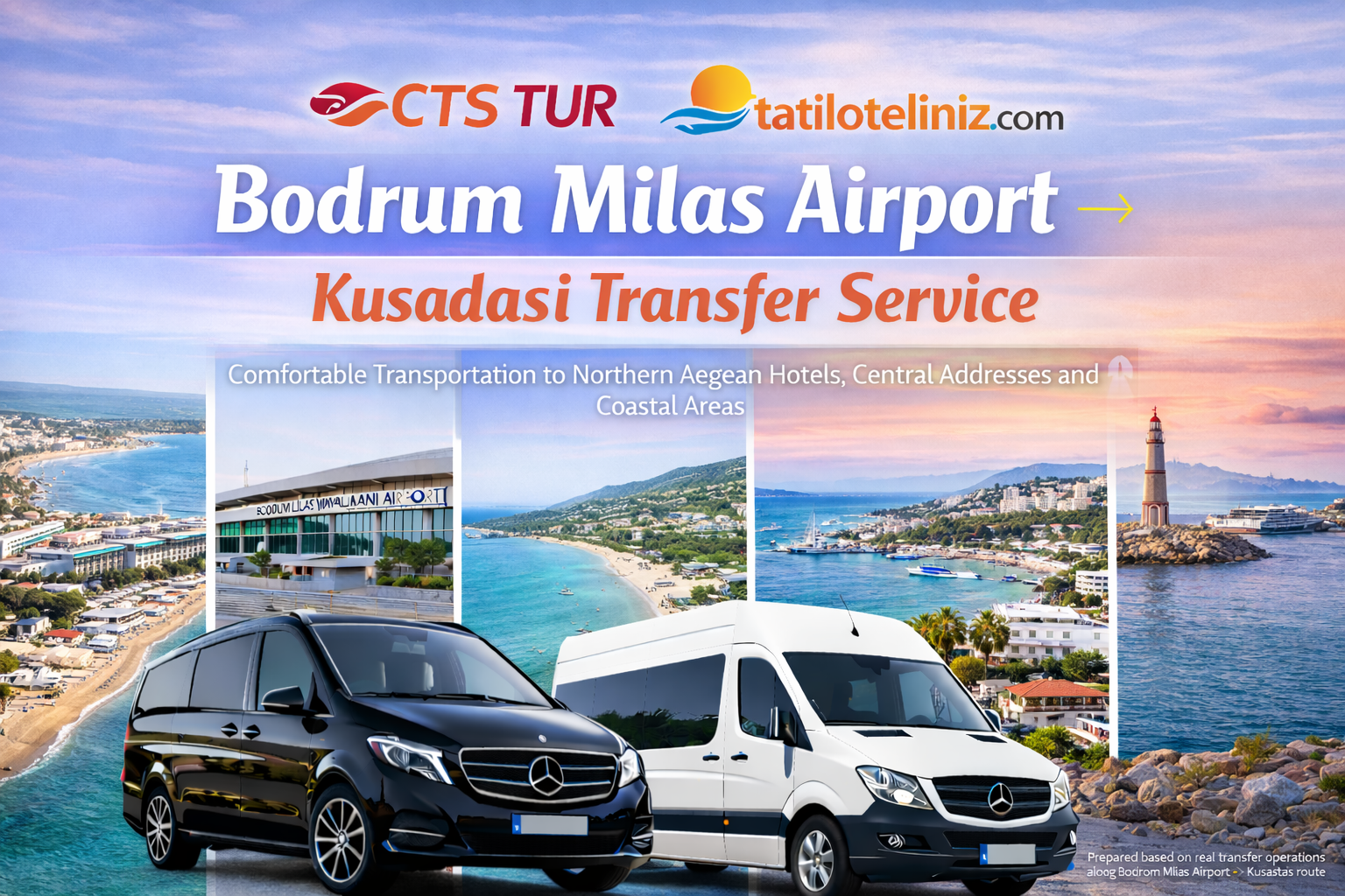  Bodrum Milas Havalimanı → Kuşadası Transfer