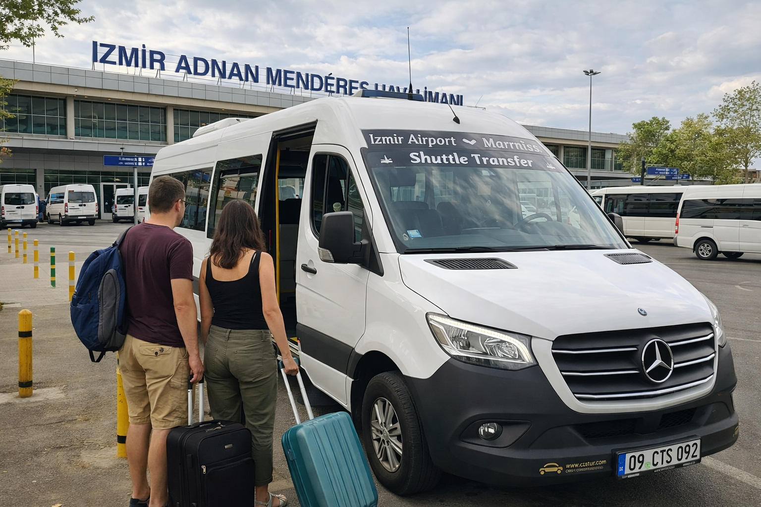  İzmir Adnan Menderes Havalimanı → Marmaris Shuttle Transfer.
