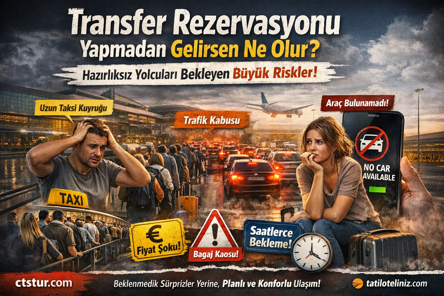  Transfer Rezervasyonu Yapmadan Gelirsen Ne Olur?