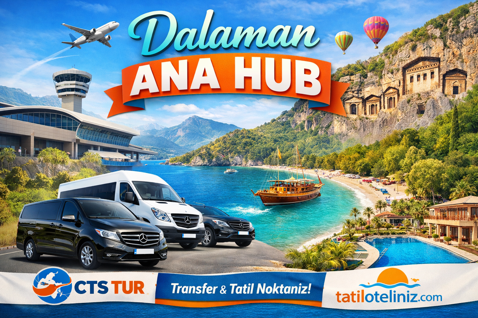 Dalaman Havalimanı Transfer Hizmetleri | Tüm Ege & Akdeniz Rotaları