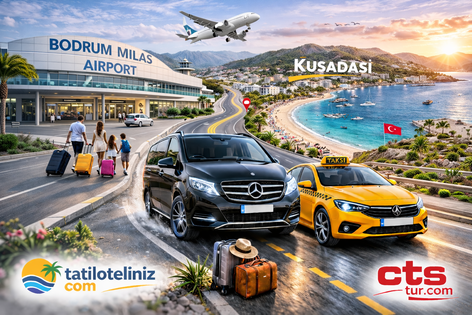 Bodrum Havalimanı → Kuşadası Taxi Alternatifi...