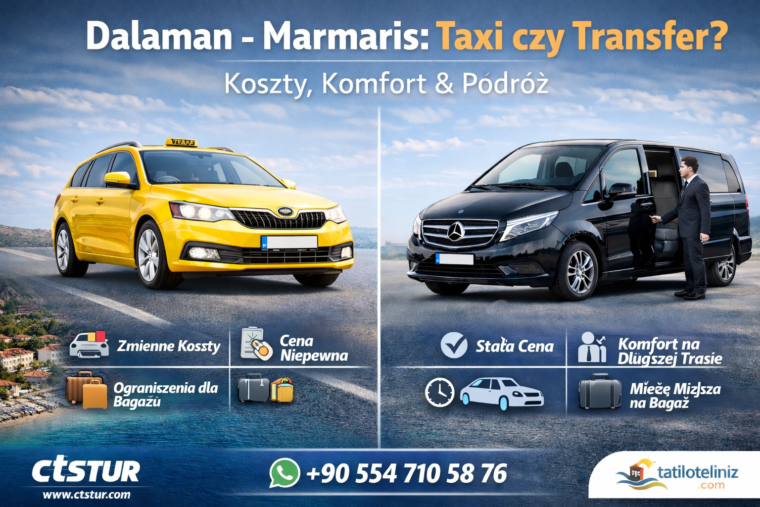  Dalaman’dan Marmaris’e Taksi mi Transfer mi? 