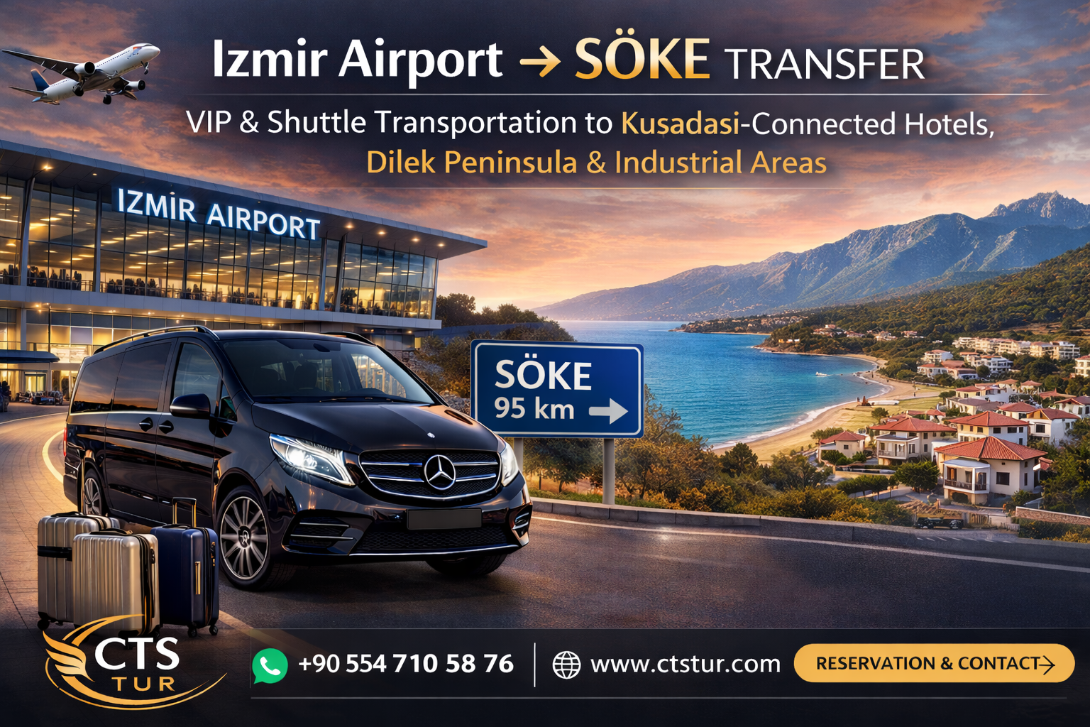  İzmir Havalimanı → Söke Transfer.