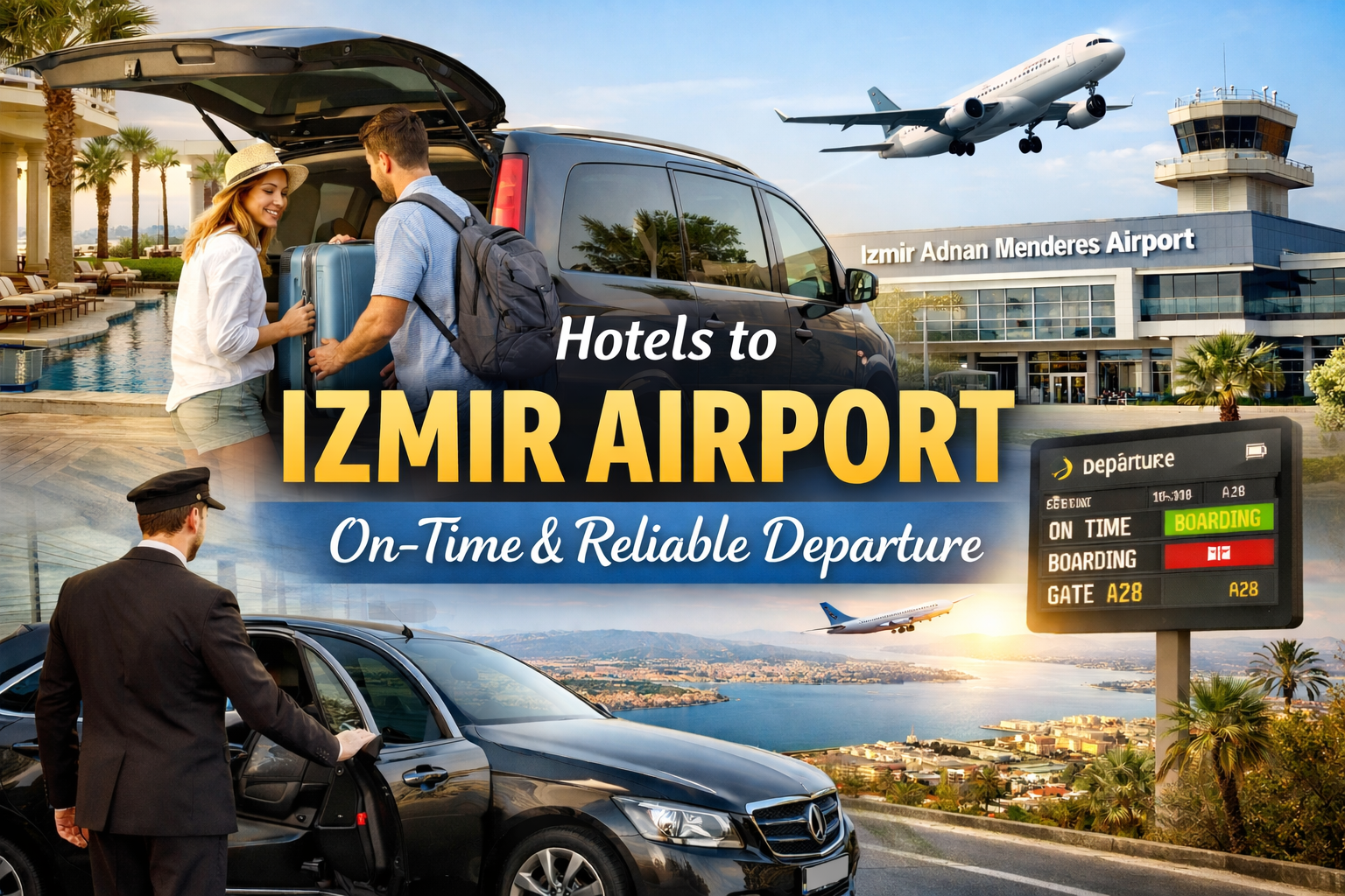 Oteller → İzmir Adnan Menderes Havalimanı Transfer Hizmeti...