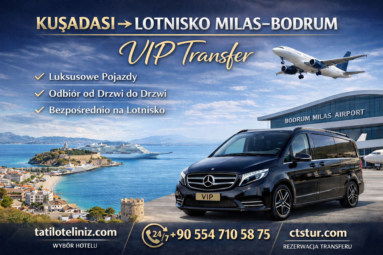 Kuşadası → Bodrum Milas Havalimanı