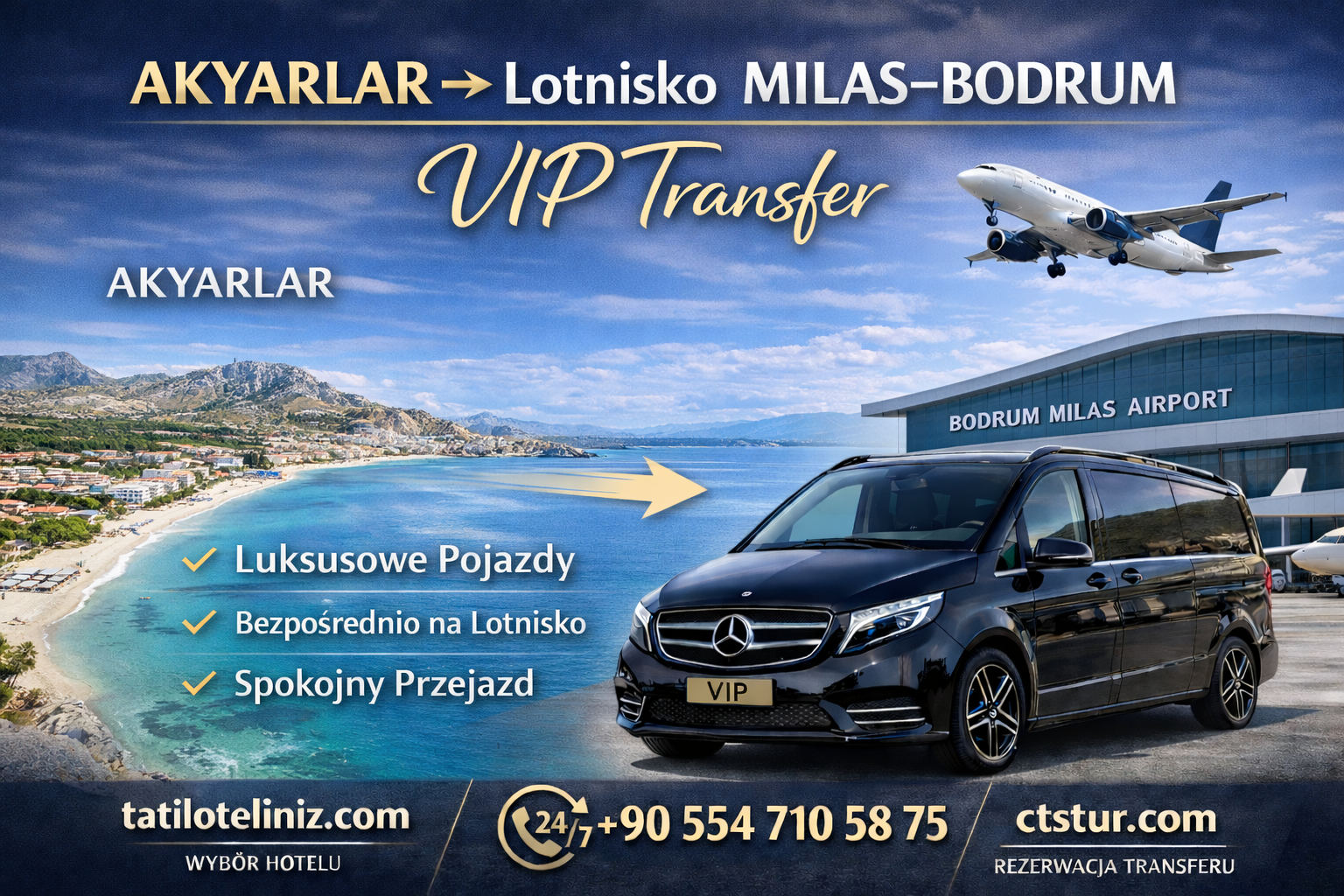 Akyarlar → Bodrum Milas Havalimanı 
