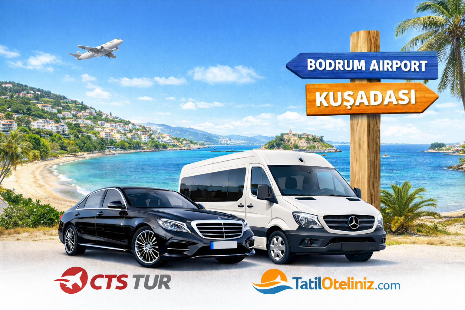  Bodrum Flughafen → Kuşadası Transfer.