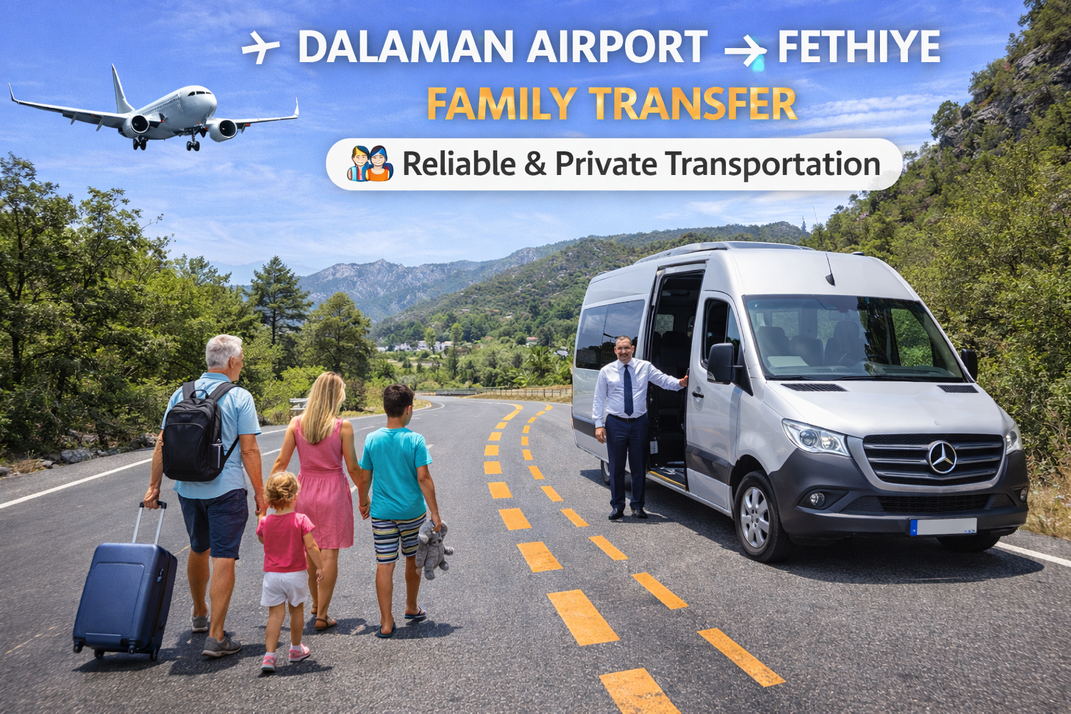 Dalaman Havalimanı Gece VIP Transfer.