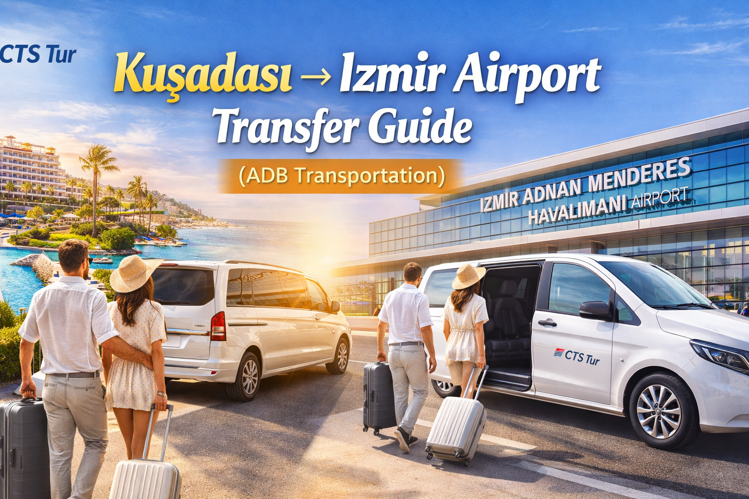 Kuşadası → İzmir Havalimanı Transfer Rehberi (ADB Ulaşım)