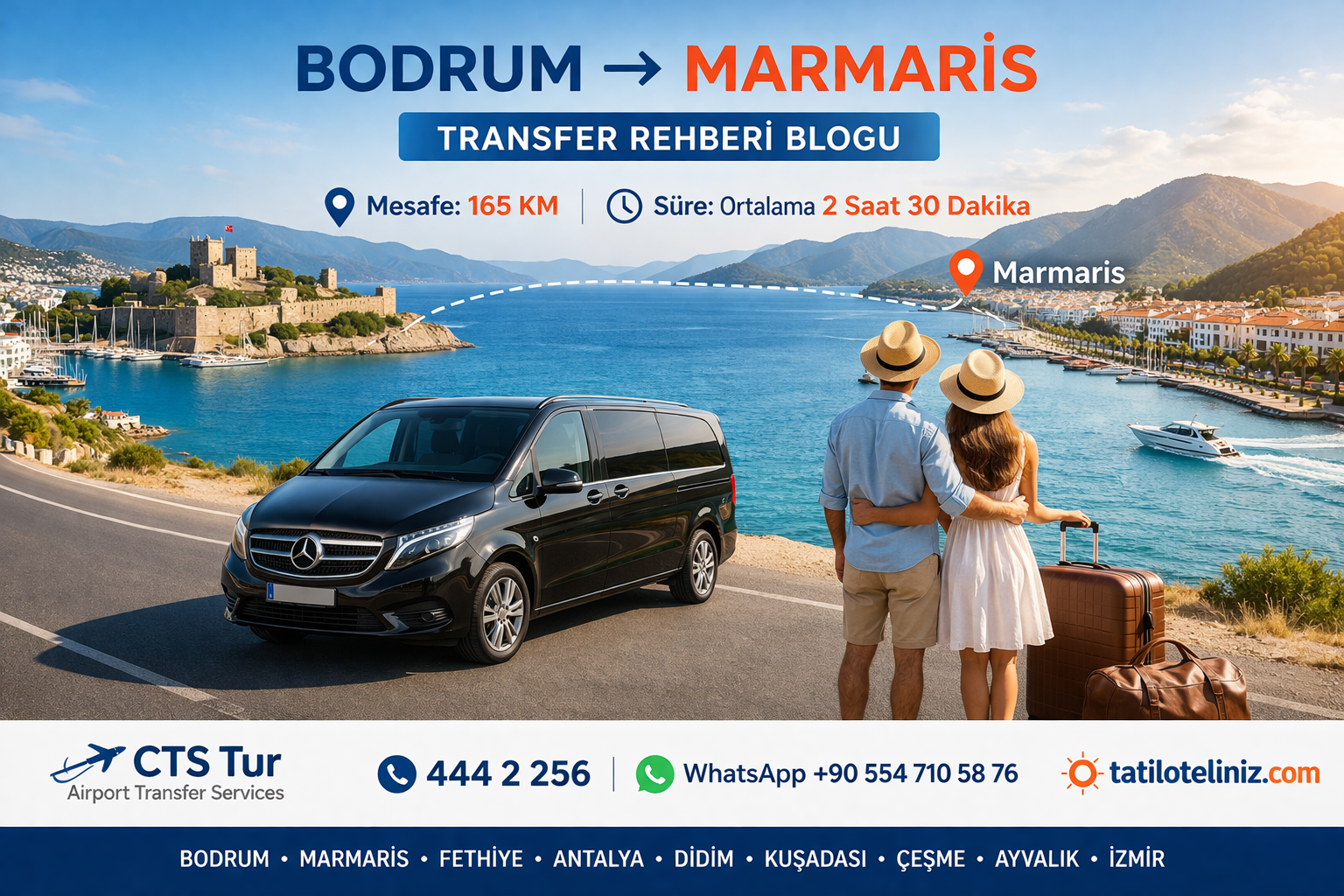 Bodrum → Marmaris Transfer Rehberi