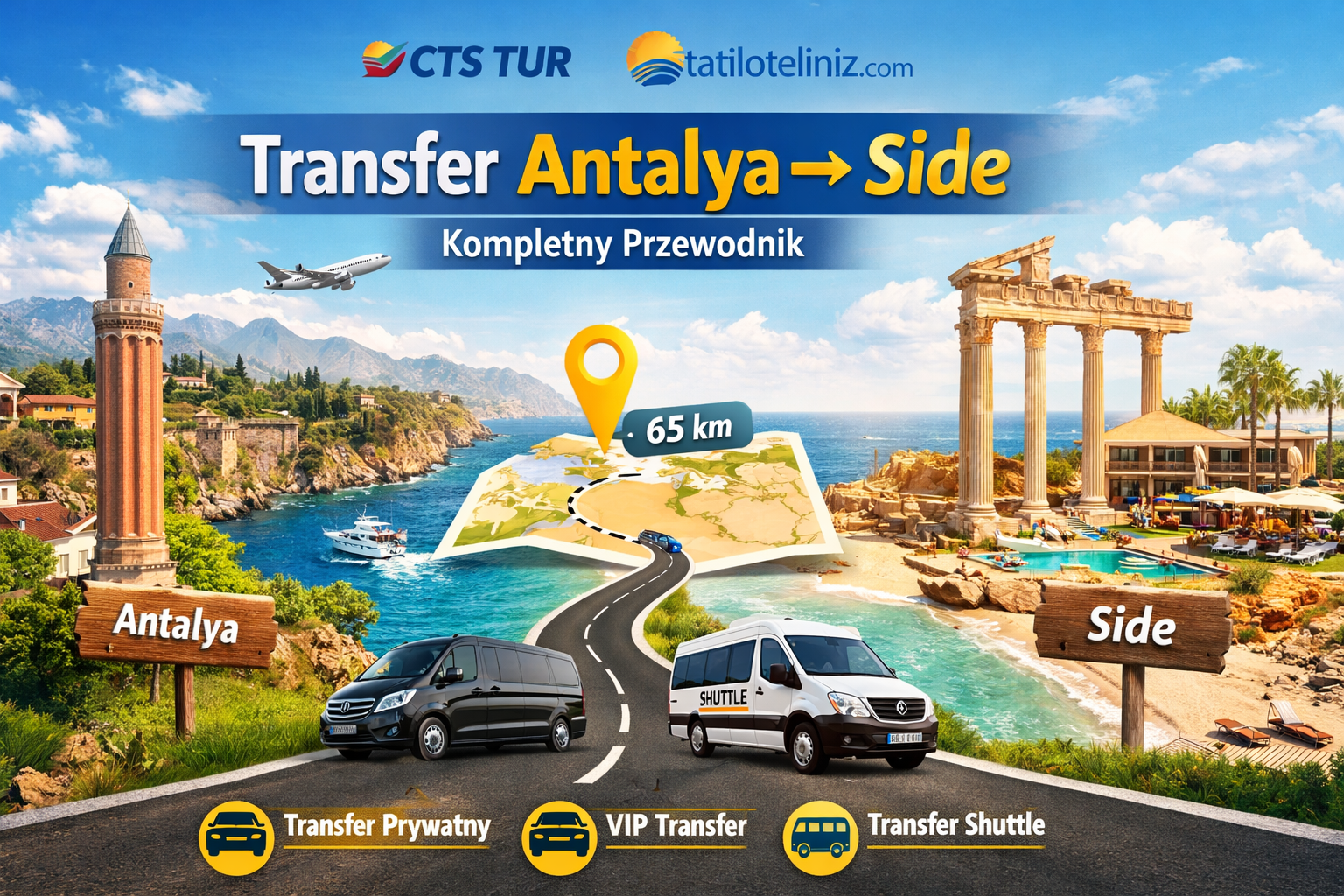 Antalya → Side Transfer Rehberi