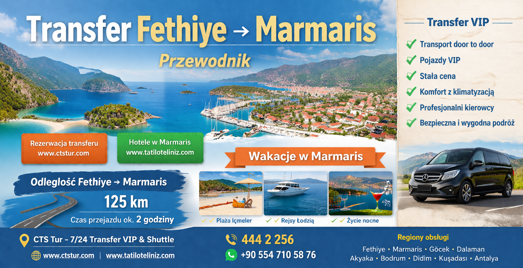 Fethiye → Marmaris Transfer Rehberi.