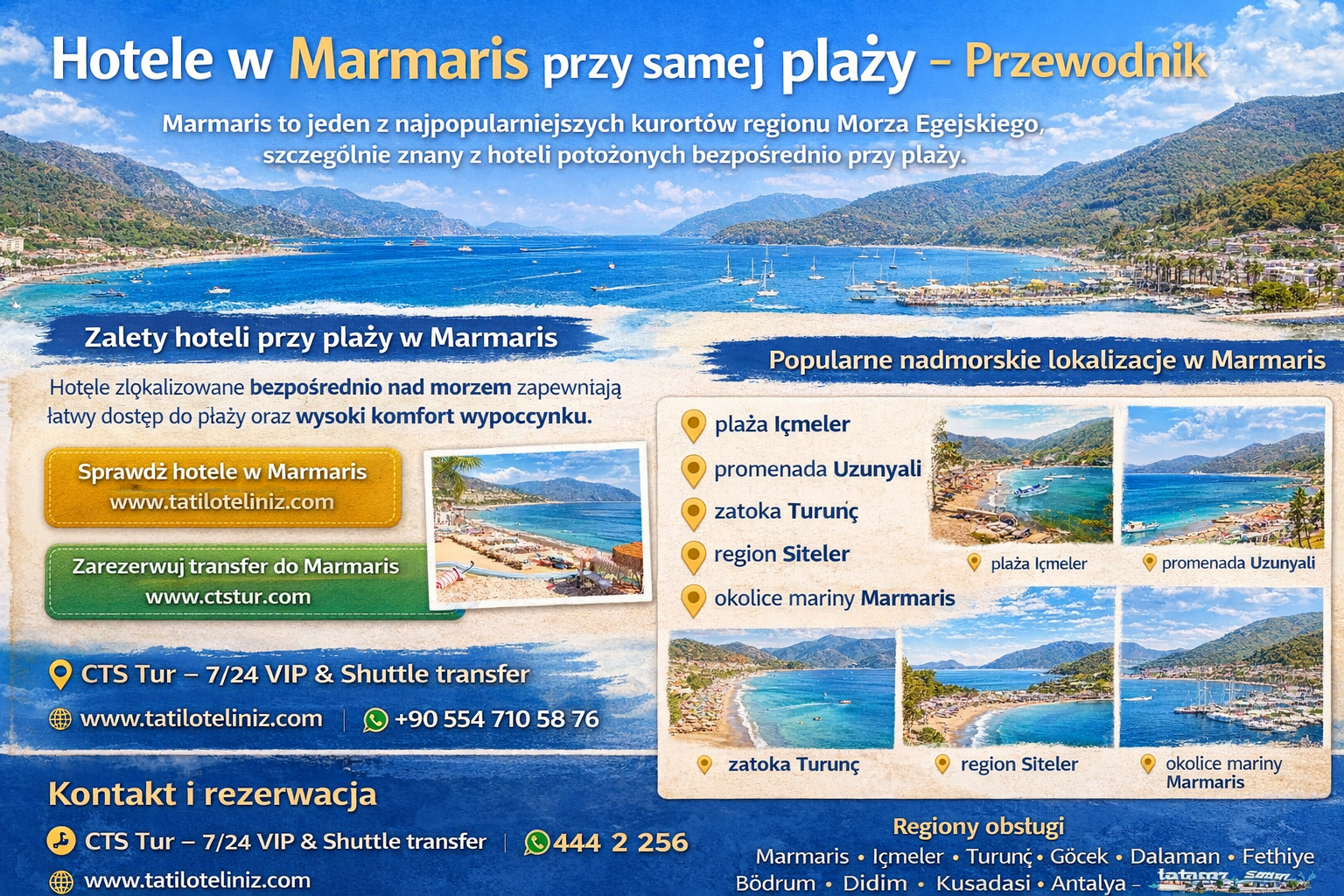 Marmaris Denize Sıfır Oteller Rehberi