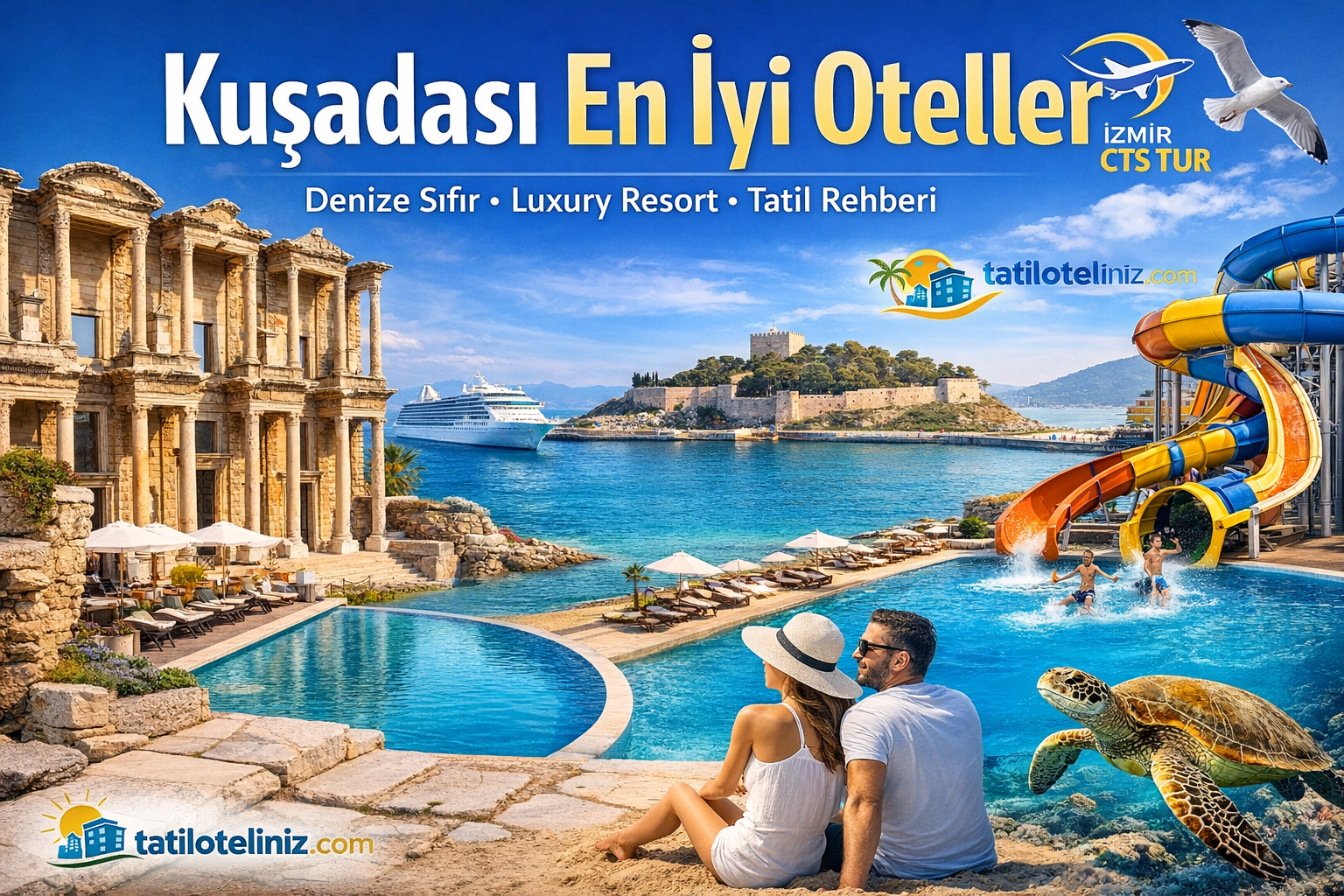 Kuşadası En İyi Oteller – Denize Sıfır, Luxury Resort ve Tatil Rehberi