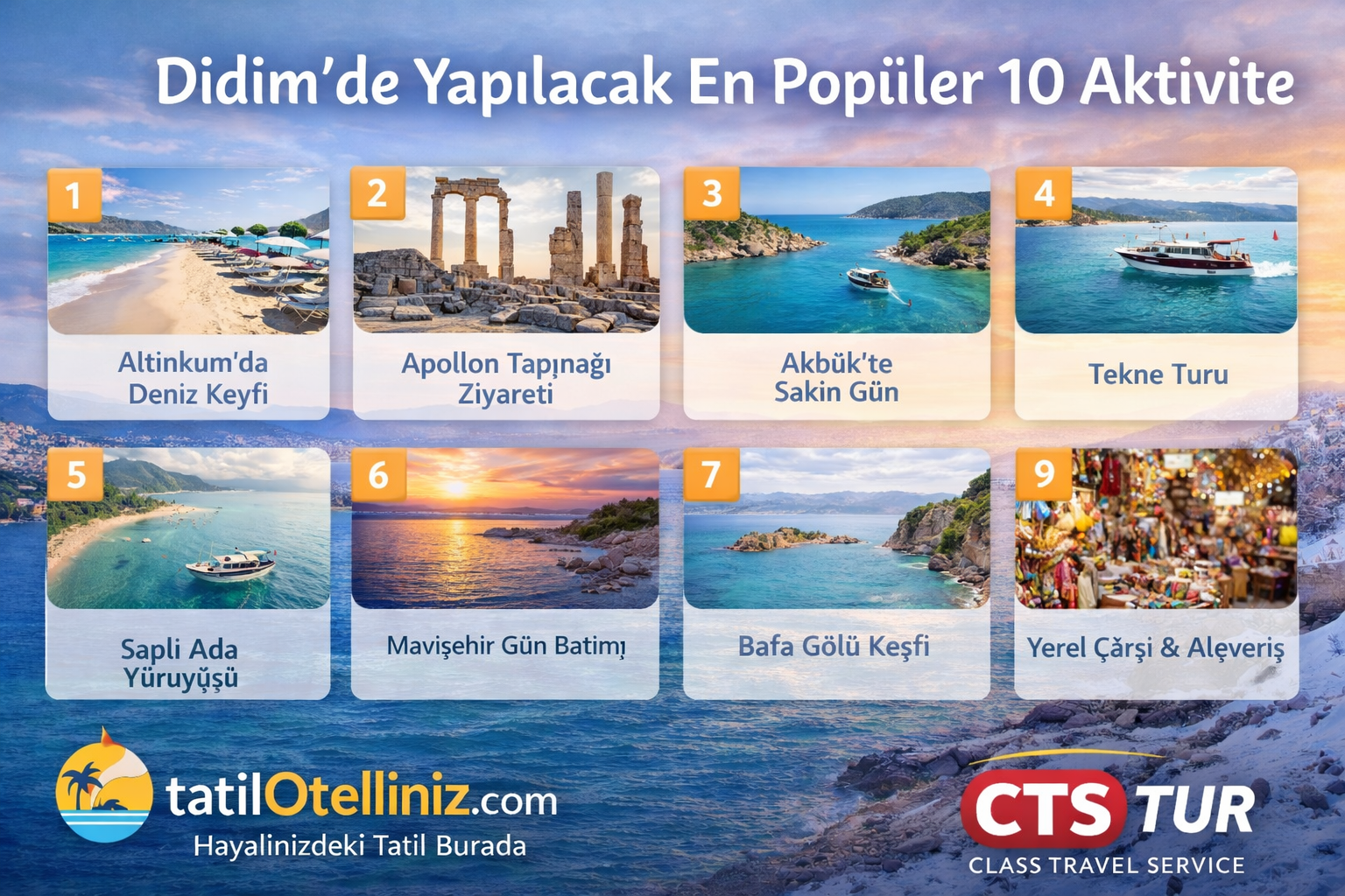Didim’de Yapılacak En Popüler 10 Aktivite.