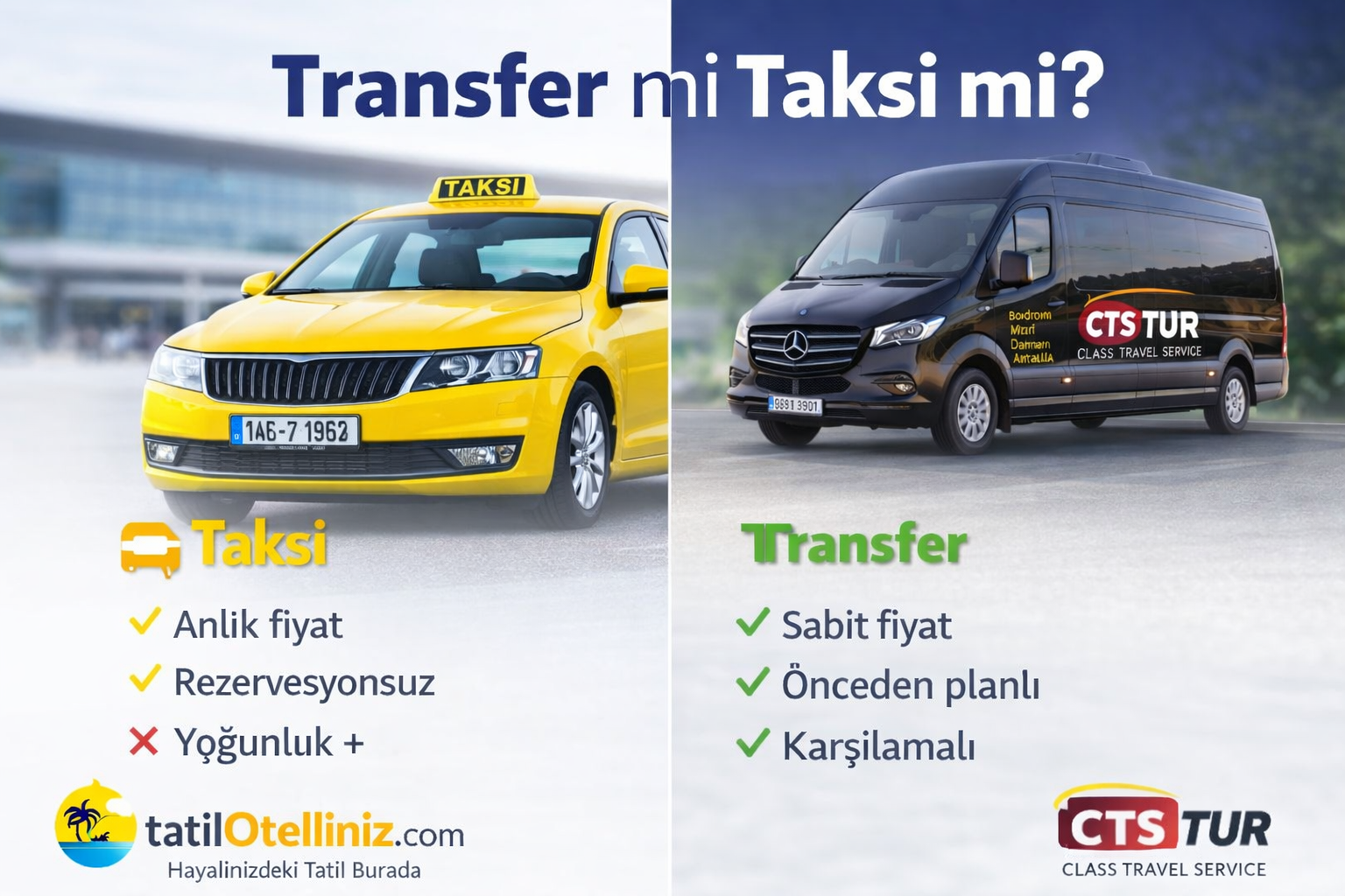 Didim Tatilinde Transfer mi Taksi mi? Karşılaştırmalı Rehber.