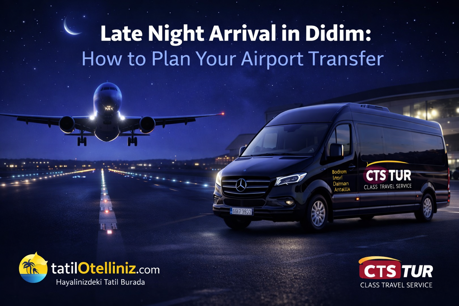 Didim’e Gece Uçuşu: Geç Saatte Varışta Transfer Planı.