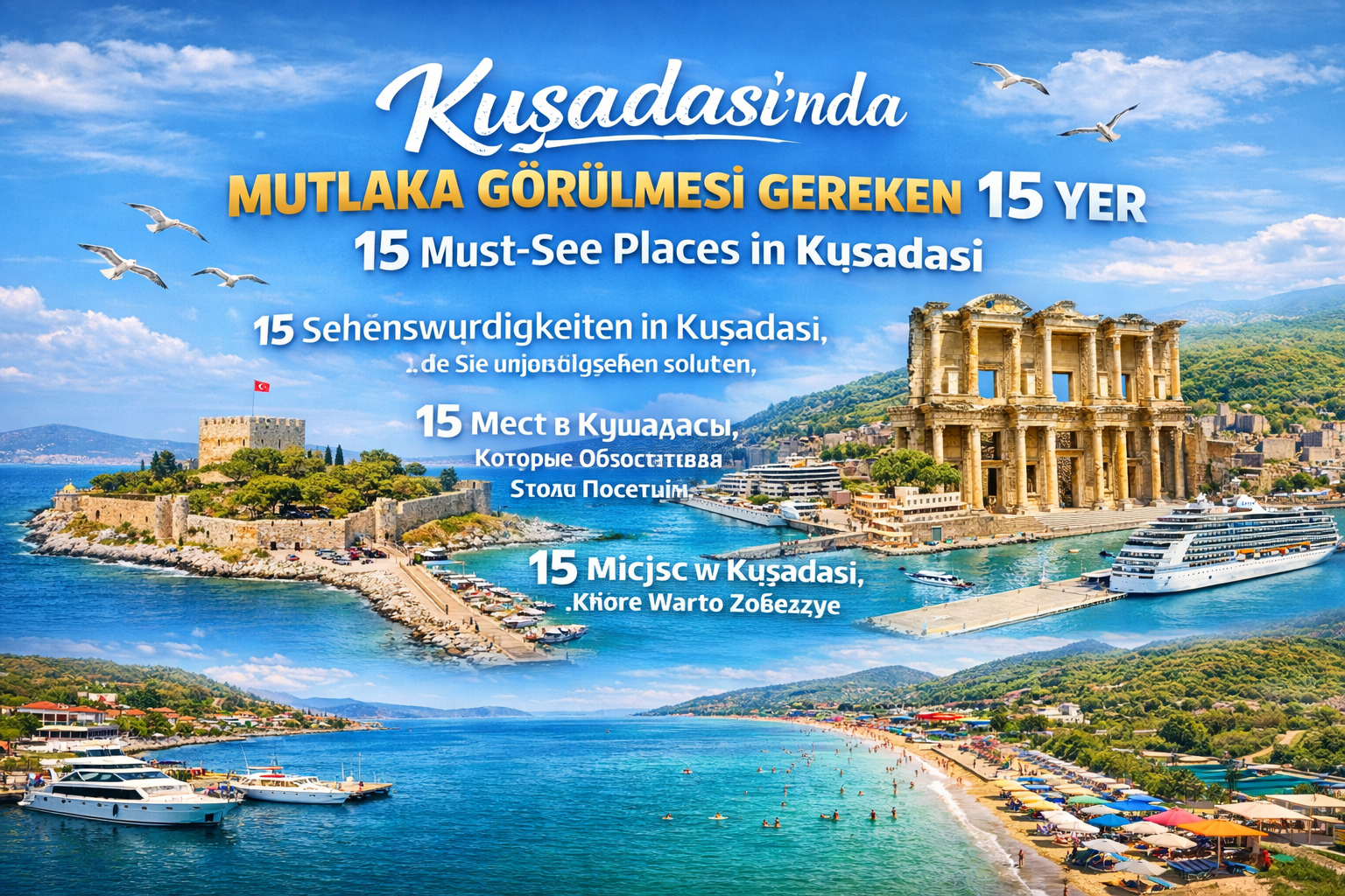 15 Sehenswürdigkeiten in Kuşadası, die Sie unbedingt sehen sollten...