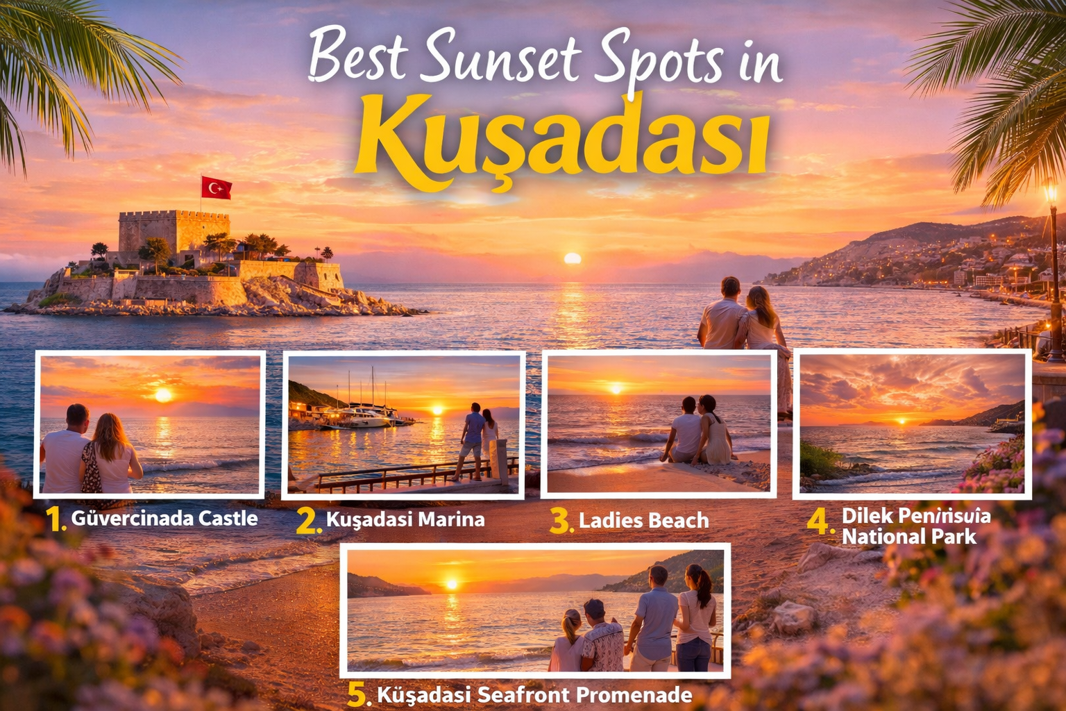 Kuşadası’nda En Güzel Gün Batımı Noktaları...