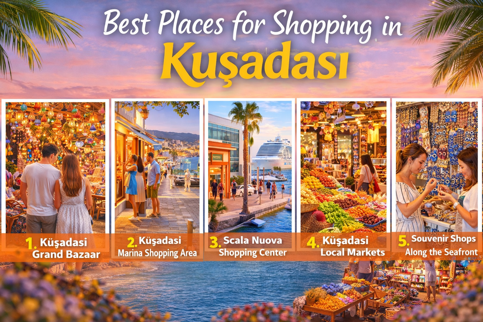 Kuşadası’nda Alışveriş Yapılacak En İyi Yerler...