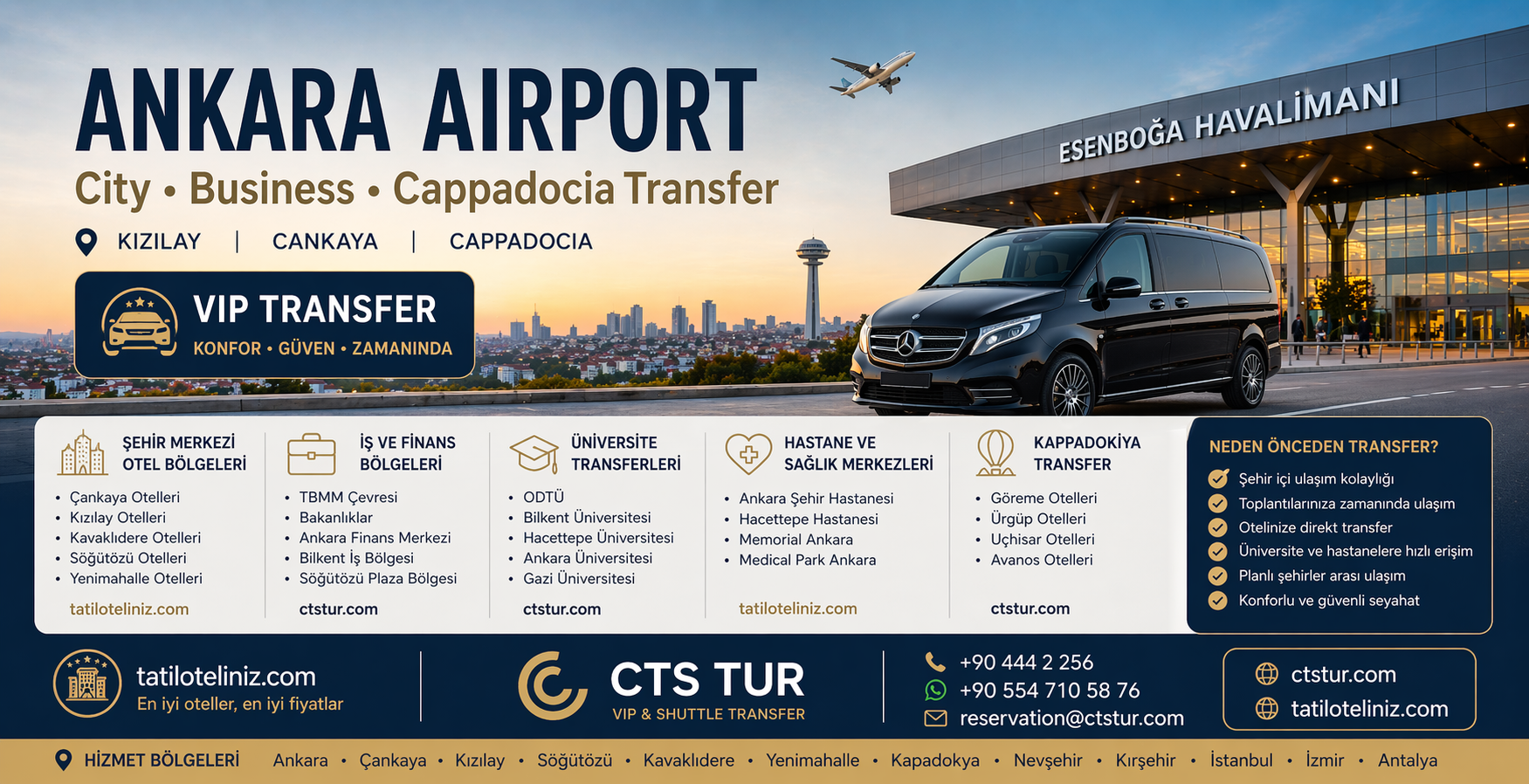 Ankara Esenboğa Havalimanı Ulaşım Rehberi